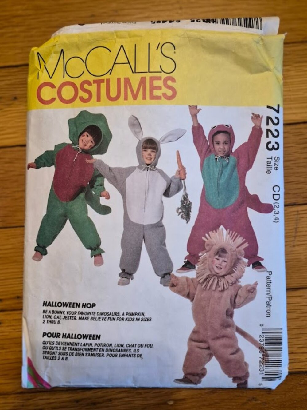 Vintage McCall's Costume Sewing Pattern